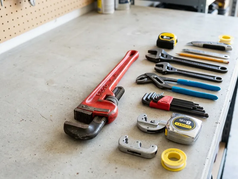Professional plumbers in Warrior, AL equipped with top-tier tools for residential and commercial plumbing services.